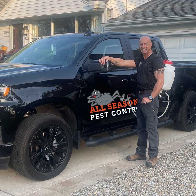 Owner Marc Solomon with truck